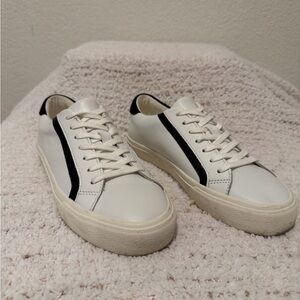 Madewell White and Black Sneakers